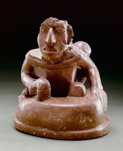 Birger-Figur, 1000-1250 (Bauxit) von Mississippian culture